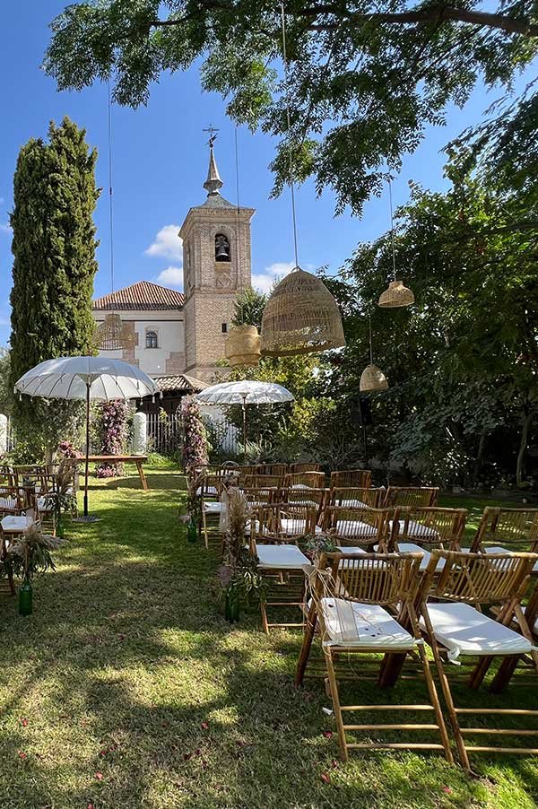 Finca con jardín para bodas y eventos en Madrid